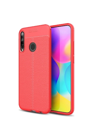 Newface - 173 - Huawei P40 Lite E Kılıf Auto Focus Kapak - Kmrsfres - - Kırmızı