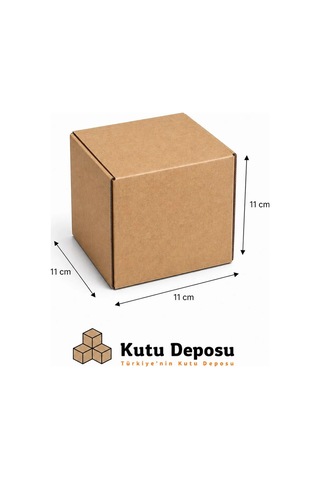 11x11x11 Cm E-ticaret Ve Kargo Kutusu Bardak Ve Mum Kutusu 100 Adet 1 Adet
