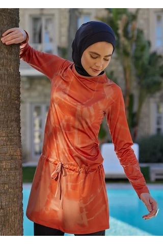 Mayovera Batik Tarçın Tek Üst Mayo 001