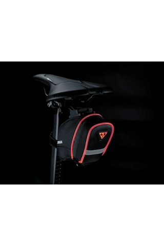 Topeak Aero Wedge İglow Işıklı Sele Altı Çanta Kızak Uyumlu Siyah