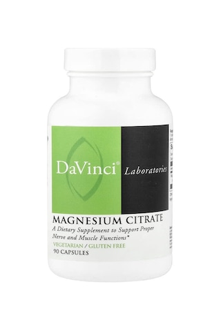 Davinci Laboratories, Magnesium Citrate, 90 Capsules 140 Mg Per Capsule