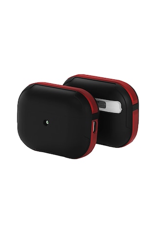 Gld-spt- Movenchy Apple Uyumlu AirPods Pro 2 2.nesil Mo-a8 Armor Kılıf - Kırmızı