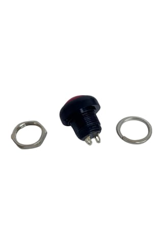 Push Buton Kırmızı 12mm Pbs33b 10 Adet