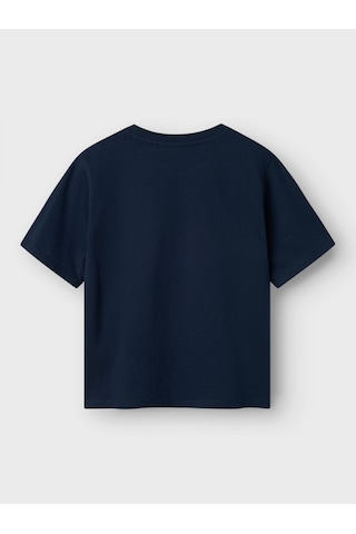 Name It Nkfdukko Ss Nreg Top Box Kız Çocuk T-shirt 13240652 Lacivert