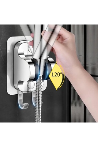 Banyo Keyfi İçin Güçlü Yapışkanlı Askılı Duş Başlığı Tutucu Diğer