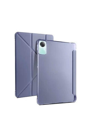 Mey İthalat Redmi Pad Se 4g Kılıf Kalemlikli Mars Tablet Kılıfı - Lavender Arka Kapak