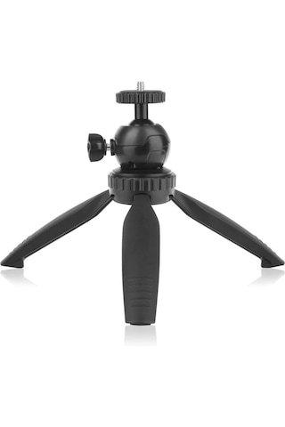 Ayex Pocket M2 Mini Masaüstü Tripod 19cm Yükseklik Ayarlı, 2,5kg Taşıma Kapasiteli, 360 Döner Kafa -