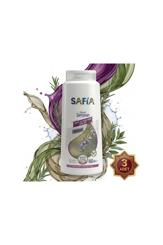 Safia Zayıf Ve Kırılgan Saçlar Şampuan 3x650 Ml