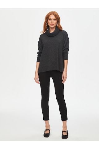 Degaje Yaka Triko Bluz 69642 U69642154 Antrasit Melanj
