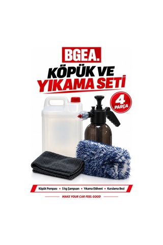 Bgea Premium Köpük Ve Yıkama Seti 3