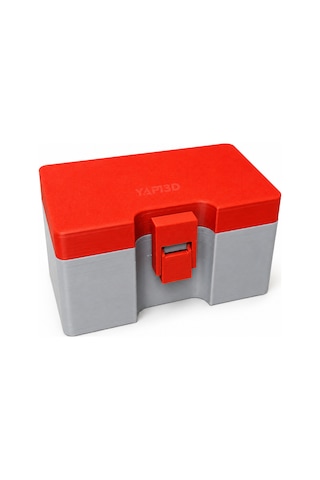 Yapı3d 18650 Battery Storage Box 18650 Pil Saklama Kutusu Kilitli Pil Düzenleyici Pil Koruma
