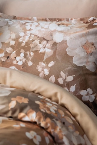 İssimo Home Claretta %100 Pamuk Saten Çift Kişilik Nevresim Takımı Pudra