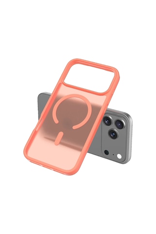 Joko İphone 17 Pro Kılıf Jota Seri Magsafe Kapak Turuncu