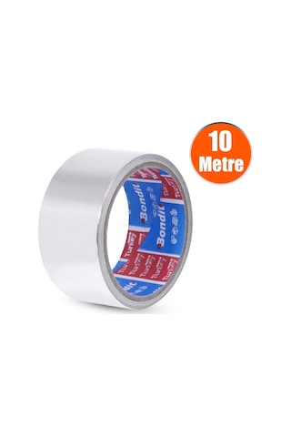 Alüminyum Folyo Bant 45 Mm X 10 Metre Yanmaz Soba Borusu Bandı (504175502)