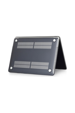 Arabulalaca Apple Uyumlu MacBook Pro 14 A2442 Kılıf M1 Kristal Parlak Siyah