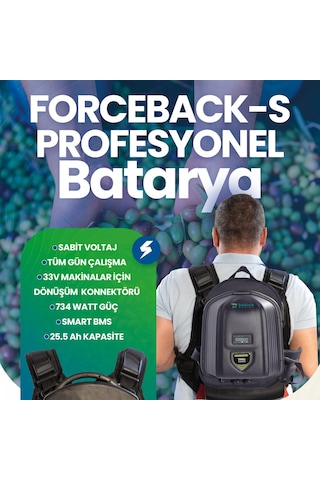 Taral Olea Forcepack Akülü Zeytin Silkeleme Ve Hasat Makinesi Çantalı