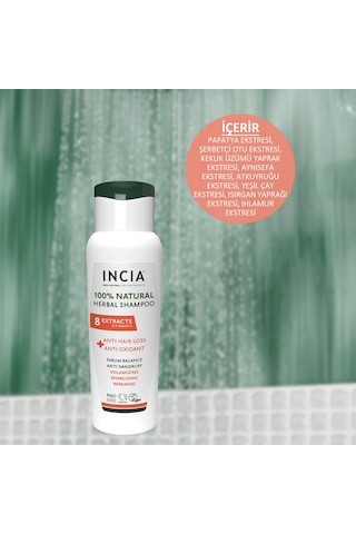 Incıa Saç Dökülmesine Karşı Doğal Şampuan 275 Ml