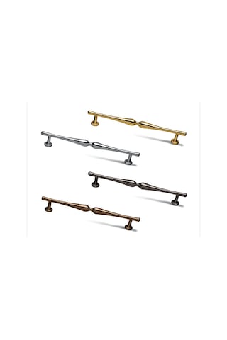 Mermi Model Altın 160 Mm Metal Kulp 5 Adet Şık Ve Dayanıklı Dolap & Çekmece Kolu Altın