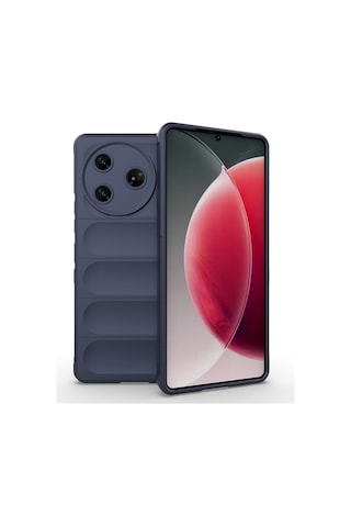 Tecno Spark 30 Pro Kılıf Kamera Korumalı Esnek Silikon Parmak Şeritli Systemcom Siyah