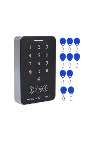 Shineyee Id Kartlı Kapı Erişim Kontrol Cihazı - Rfıd Kart/şifre İle Güvenli Erişim, 1000 Kullanıcı Desteği, Kesintisiz Veri Saklama