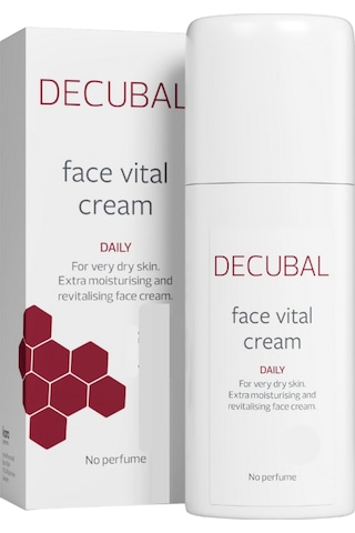 Decubal Face Vital Kuru Ciltler İçin Nemlendirici ve Canlandırıcı Yüz Kremi 50 ML