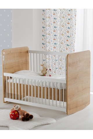 Bw1076 - Pratik Anne Yanı Sallanır Beşik Ahşap 60x120 Ahşap