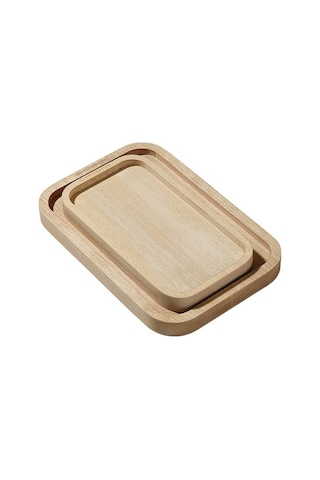 Fortunelane Kamp Ve Piknik İçin Ahşap Dilim Tahtası, Dayanıklı, Çift Taraflı, Küçük Boy, Çok Renkli Çok Renkli