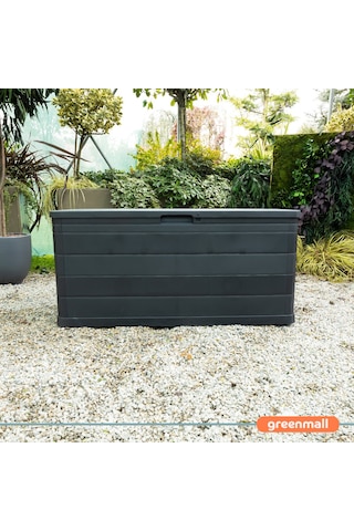 Multibox Elegance 280 Litre Bahçe Dolabı Antrasit Siyah