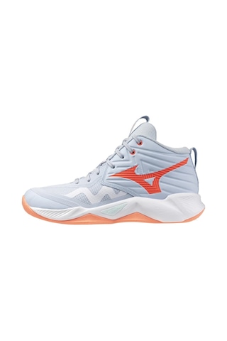 Mizuno Wave Momentum Pro Mıd Kadın Voleybol Ayakkabısı Mavi Çok Renkli