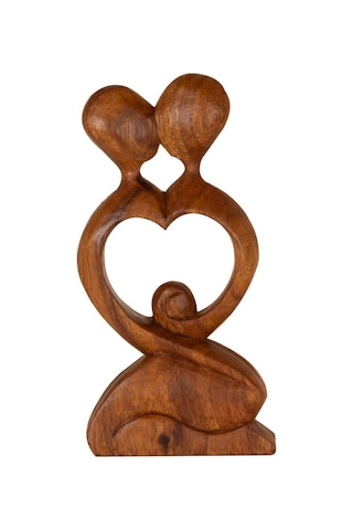 Ev & Ofis Dekoru Hediyelik Ağaç Oyma 19 Cm X 10 Cm-56