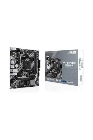 Asus Prıme A520m-r 5100mhz Oc Ddr4 Soket Am4 M.2 Hdmı Matx Anakart