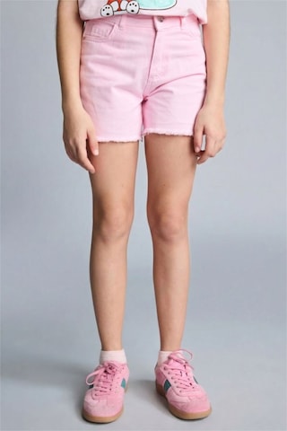 Defacto Gabardin Şort Kız Çocuk H1514a826hspn343 Pembe-pn343