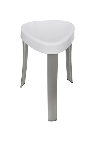 Banyo Taburesi Alu. Beyaz M-kv16-01 Siyah