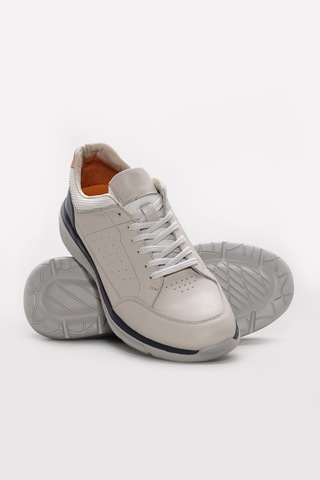 Fast Step Hakiki Deri Erkek Casual Ayakkabı 742ma242010 Bej Deri