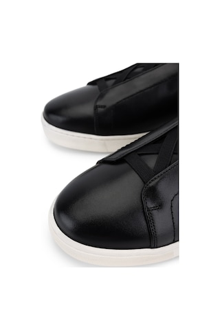 Tamer Tanca Erkek Hakiki Deri Siyah Sneakers & Spor Ayakkabı 1093 2805 Erk Ayk Y26 Sıyah
