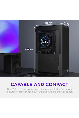 H2 Flow Mini-ıtx Cı-h21fb-01 Siyah Gaming Oyuncu Kasa