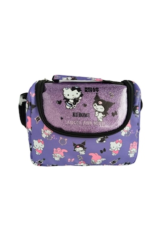 Orjinal Lisanslı Hello Kitty Friends Kuromi Termal Beslenme Çantası Mor 3261 Mor