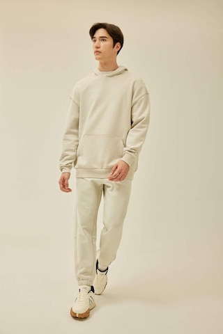 Defacto Comfort Regular Fit Rahat Kalıp Kapüşonlu Basic Sweatshirt B4446AX24SPGR437 Gri