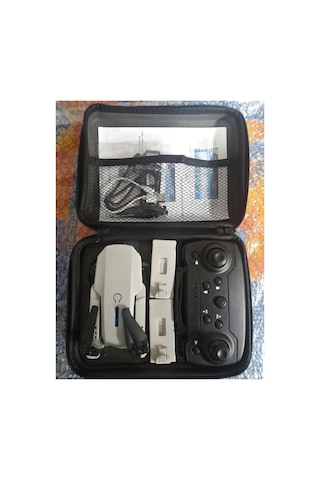 E88 Pro Mini Drone Kameralı Drone App Kontrol Wifi Li Katlanabilir Quatcopter 1 Batarya