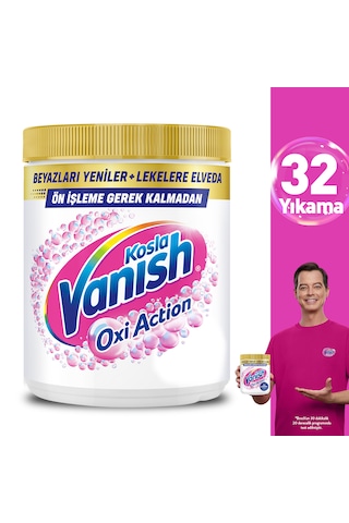 Vanish Oxi Action Kristal Beyaz Deterjan Güçlendirici ve Leke Çıkarıcı Toz 970 G