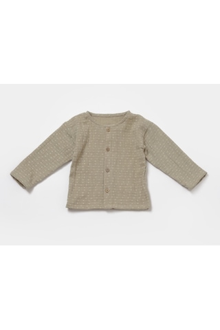 BabyCosy Organik Uzun Kollu Kazak & Salopet Seti Csym7046 001