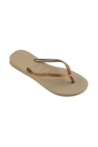Havaianas Slim Glitter Iı Sandgolden Light Metalic Dore Kadın Terlik Sarı