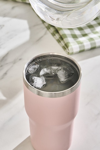 Emsan Star Ice Pipetli Çelik Sızdırmaz Termos Pembe 550 Ml Pembe