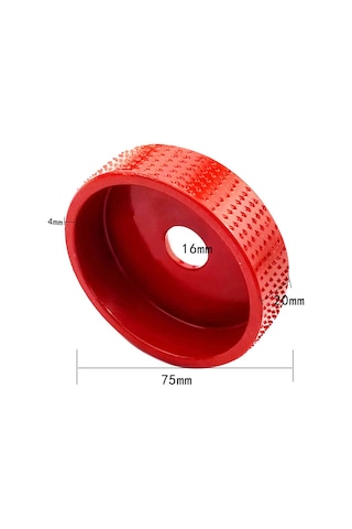 Moveevo Ahşap Taşlama İçin 75mm Açısal Fırçalarla Kullanılamak Üzere 45 Çelik Sert Dairesel Taşlama Diski - Mavi