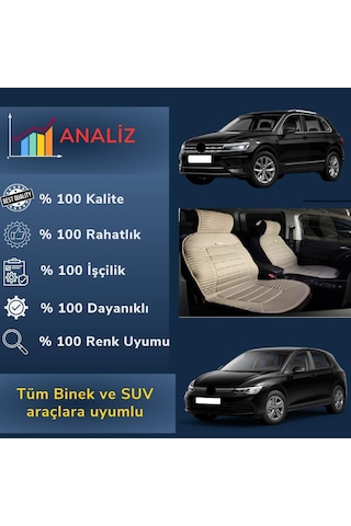 Space 2'li Oto Koltuk Minderi, Renault Megane Koltuk Uyumlu Özel Tasarım Minder