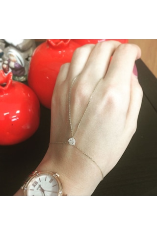 Glorria Altın Şahmeran Bileklik N11.121 Altın