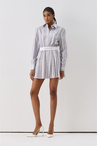 Sagaza Studio Ss6164 Mini Elbise Gri