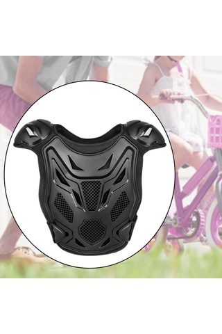 Suntek Çocuk Motosiklet Zırh Dirt Bike Dişli Motokros Siyah