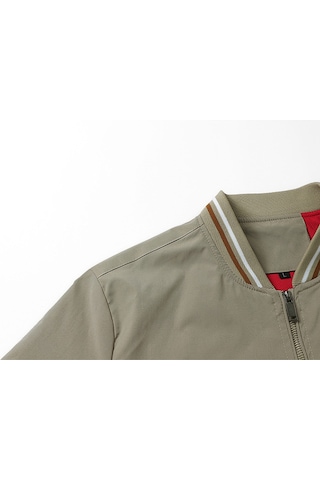 İlkbahar Ve Sonbahar Erkek Günlük Bol Ceket Yeşil