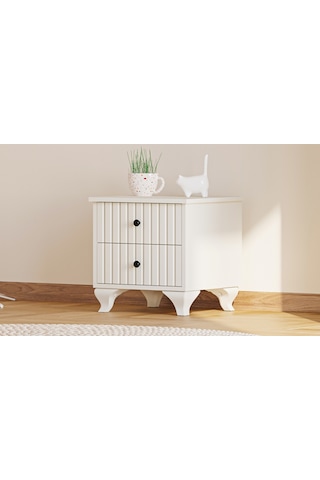 Rabi Mobilya İrem Country 2 Çekmeceli Komodin